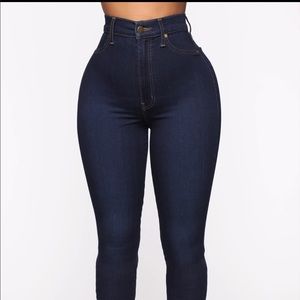 High waisted jean fashion nova